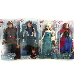 4 Original Disney Store Frozen Movie Barbie Dolls